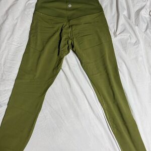 lululemon athletica Align green High-Waist Performance Leggings